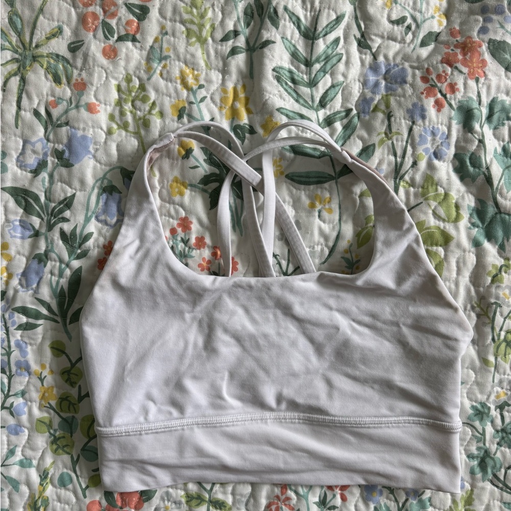 Lululemon White Sports Bra